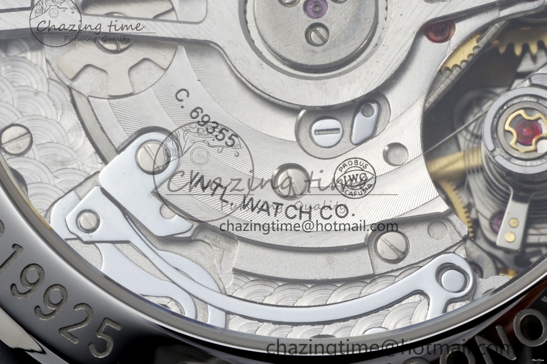 MIROTIME 0205 Portuguese Chrono IW371620 APSF 1:1 Best Edition White Blue Dial on Blue Leather Strap A MultiPurpose 7039